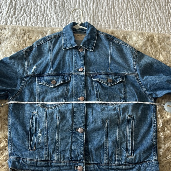 Free People All In Denim Jacket, NWOT, XS - Picture 9 of 10